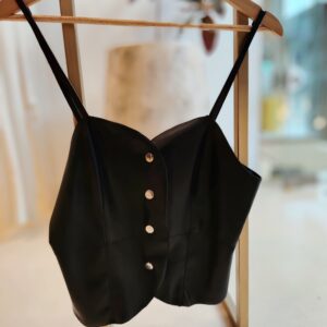 Top de cuero